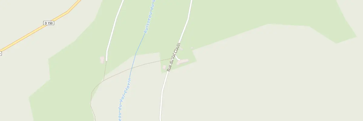 Plan du 9 Che du Val Clavin à Auberive