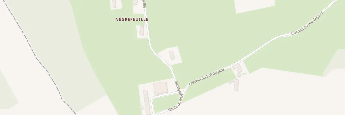 Plan du 414 Rte de Négrefeuille à Marsonnas