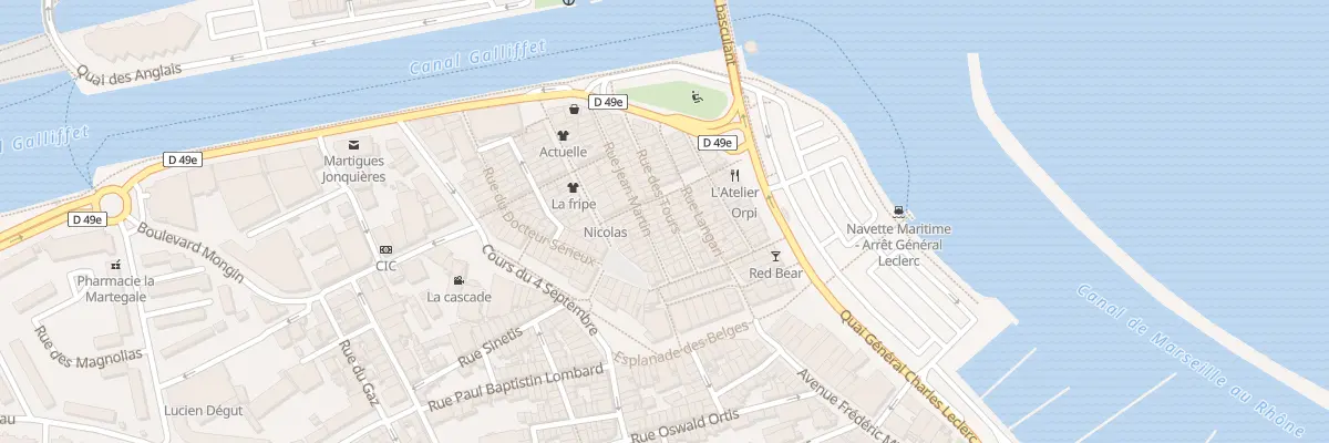Plan du 15 Rue des Tours à Martigues