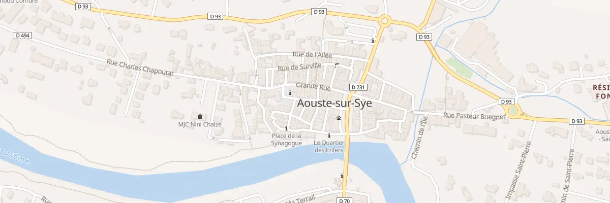Plan du 9 Rue Berton de Saut à Aouste-sur-Sye