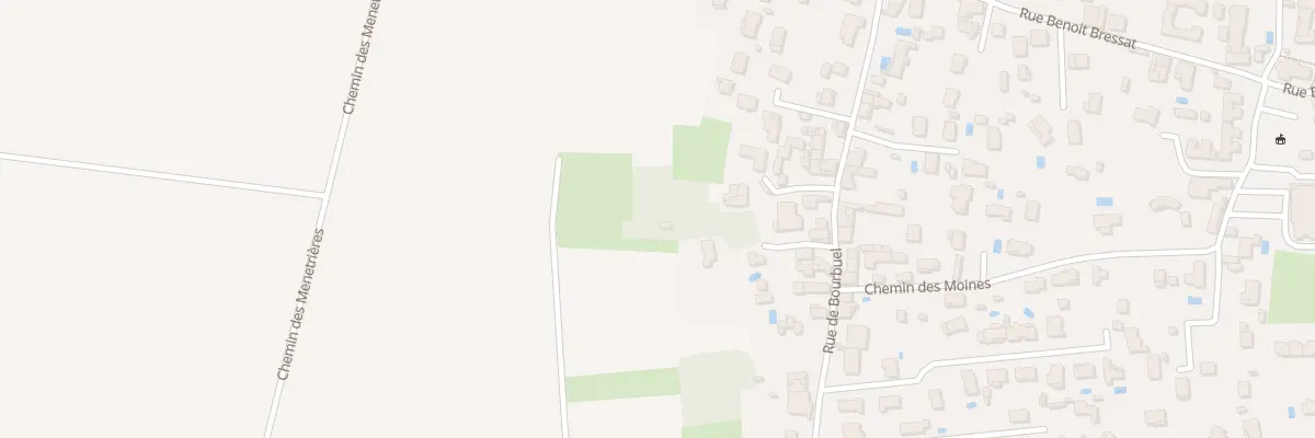 Plan du 5101 Les Menetrieres à Niévroz