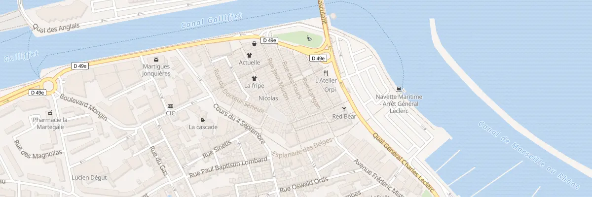 Plan du 11 Rue des Tours à Martigues