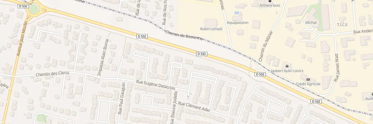 Plan du 10 Rue Robert Estienne à Romans-sur-Isère