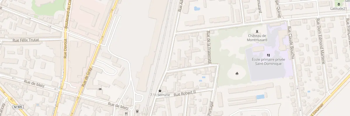 Plan du 26 Rue Adolphe Joanne à Dijon