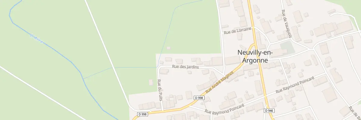Plan du 10 Rue des Jardins à Neuvilly-en-Argonne