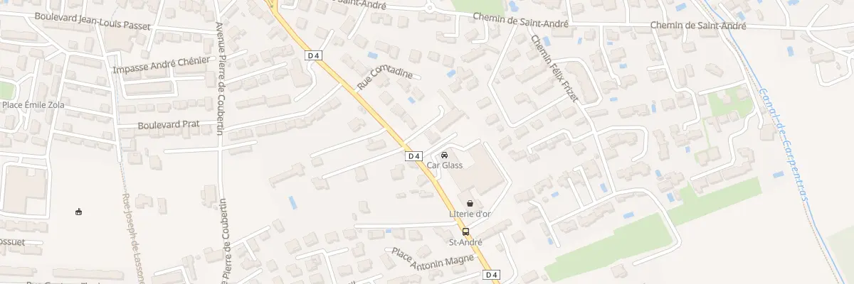 Plan du 669 Av du Comtat Venaissin à Carpentras