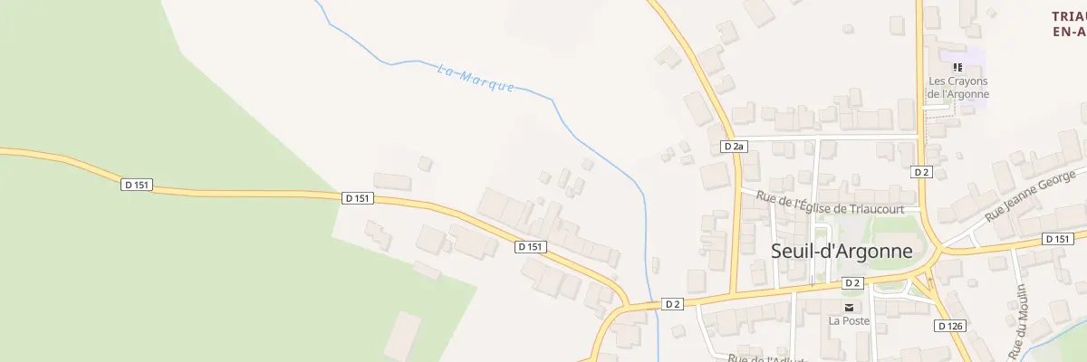 Plan du 14 Rue du Pont Etrier à Seuil-d’Argonne