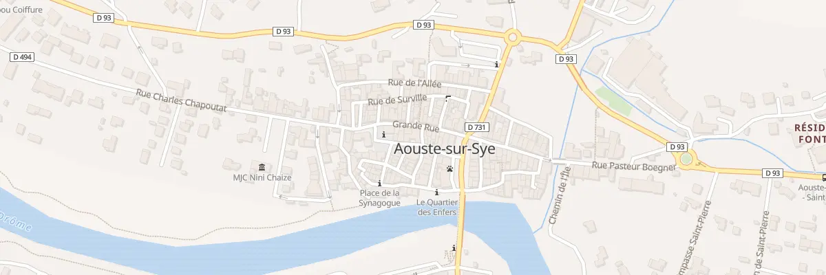 Plan du 12 Grande Rue à Aouste-sur-Sye
