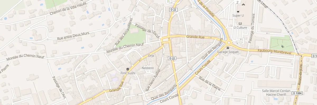 Plan du 157 Grande Rue à Montluel