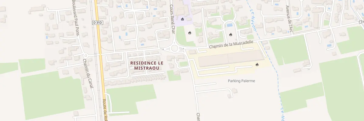 Plan du 9001F Che de Palerme à L’Isle-sur-la-Sorgue