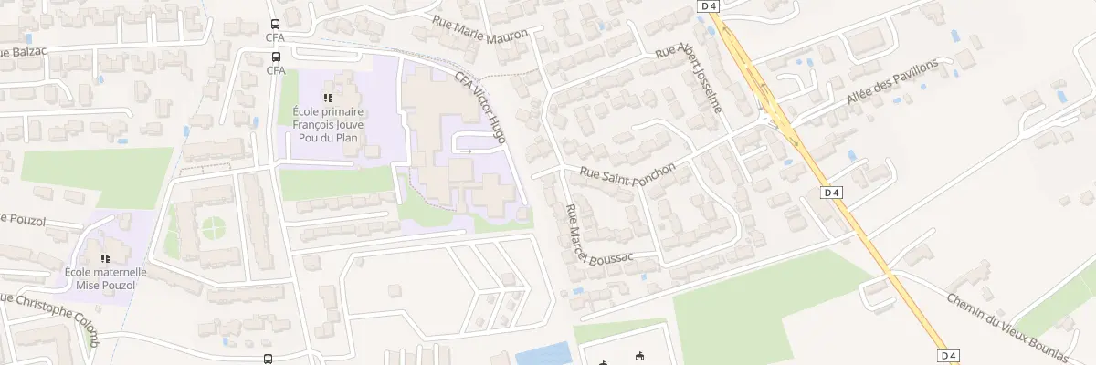 Plan du 14 Rue Marcel Boussac à Carpentras