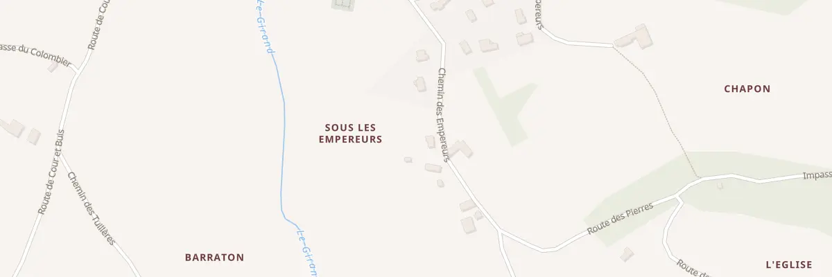 Plan du 939 Chem des Empereurs à Meyssiez