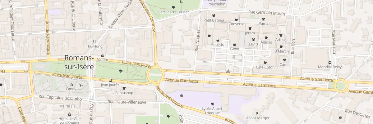 Plan du 84 Av Gambetta à Romans-sur-Isère