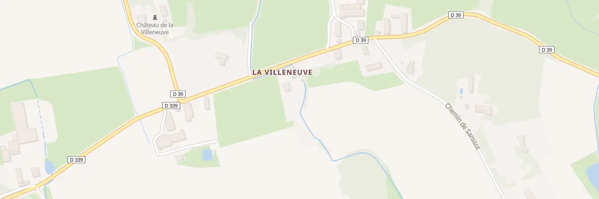 Plan du 191 Rte de la Chapelle Thecle à La Genête