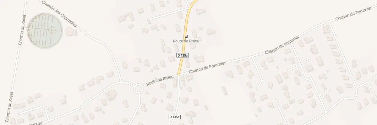 Plan du 110 Rte de Pisieu à Beaurepaire
