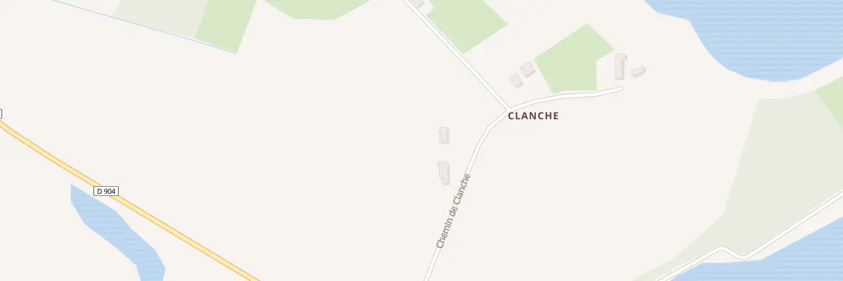Plan du 234 Che de Clanche à Villars-les-Dombes