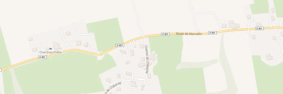 Plan du 20 Che de Châtenay à Lens-Lestang
