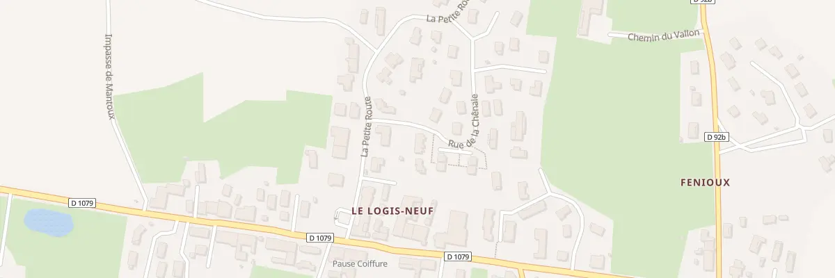 Plan du 237 Rue de la Chenaie à Confrançon
