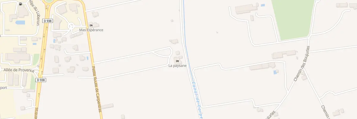 Plan du 1974 Prt Petite Rte de Carpentras à Pernes-les-Fontaines