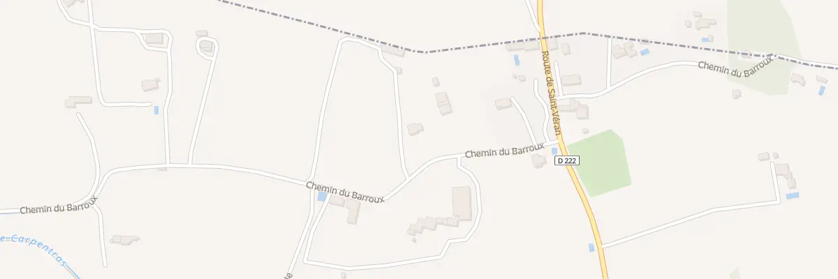 Plan du 744 Che du Barroux à Aubignan