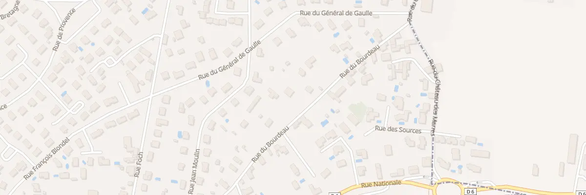 Plan du 13 Rue du Bourdeau à Jonage