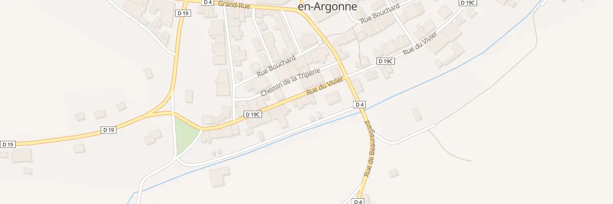 Plan du 18 Rue du Vivier à Beaumont-en-Argonne