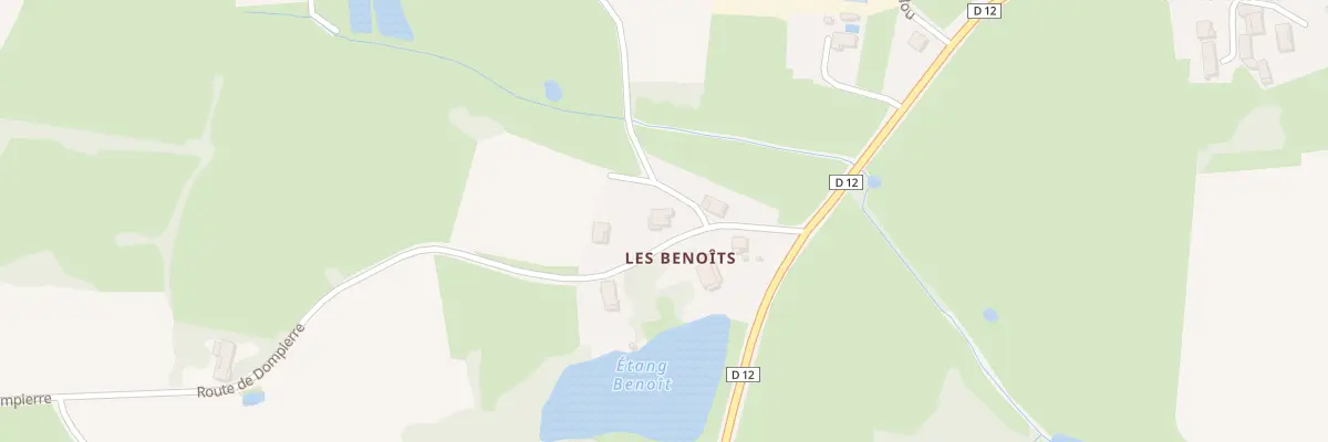 Plan du 82 Rte de Dompierre à Romenay