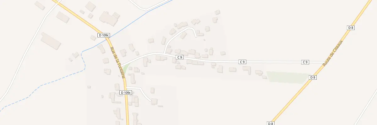 Plan du 10 Rue du Faubourg de Citeaux à Saint-Nicolas-lès-Cîteaux