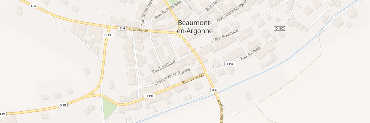 Plan du 26 Rue Bouchard à Beaumont-en-Argonne