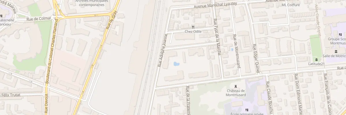 Plan du 42 Rue Adolphe Joanne à Dijon