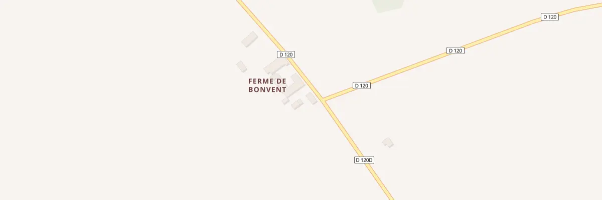 Plan du 1 Ferme de Bonvent à Marey-sur-Tille