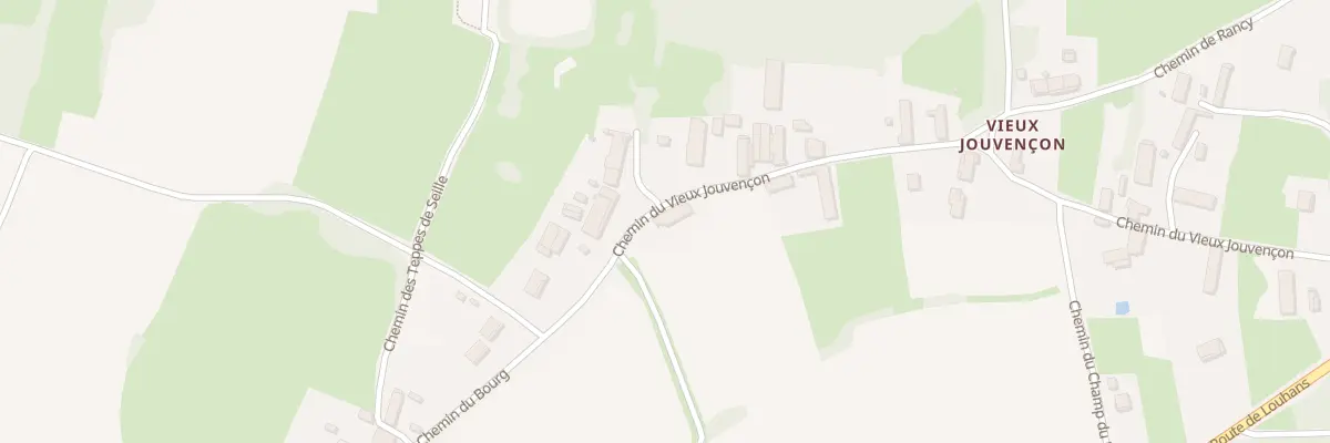 Plan du 124 Chem du Vieux Jouvencon à Jouvençon