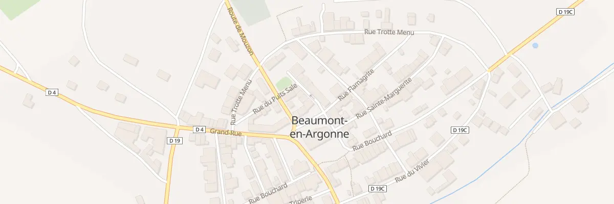 Plan du 5222 Rue du 11 Novembre à Beaumont-en-Argonne