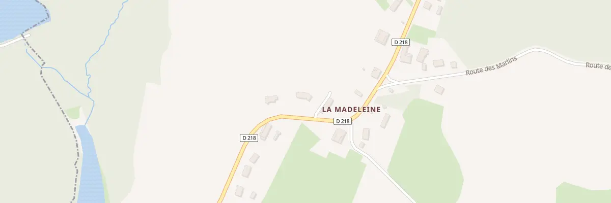 Plan du 314 Rte de la Madeleine à Saint-Martin-en-Bresse