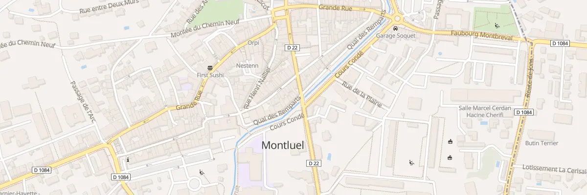 Plan du 352 Quai des Remparts à Montluel