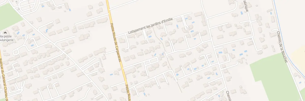 Plan du 5 Lot l’Allée des Bastides à Pernes-les-Fontaines