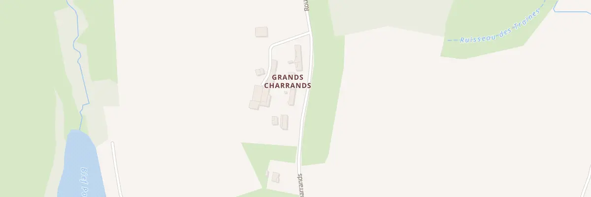 Plan du 597 Rte des Grands Charrands à Servignat
