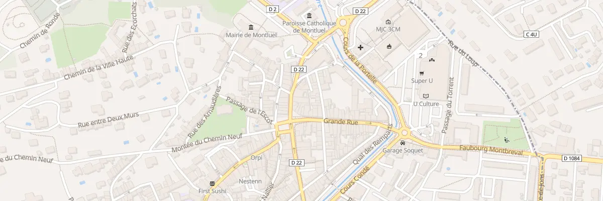 Plan du 24 Rue Notre Dame des Marais à Montluel