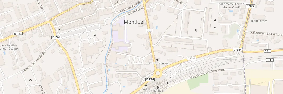 Plan de Quartier de la Gare à Montluel