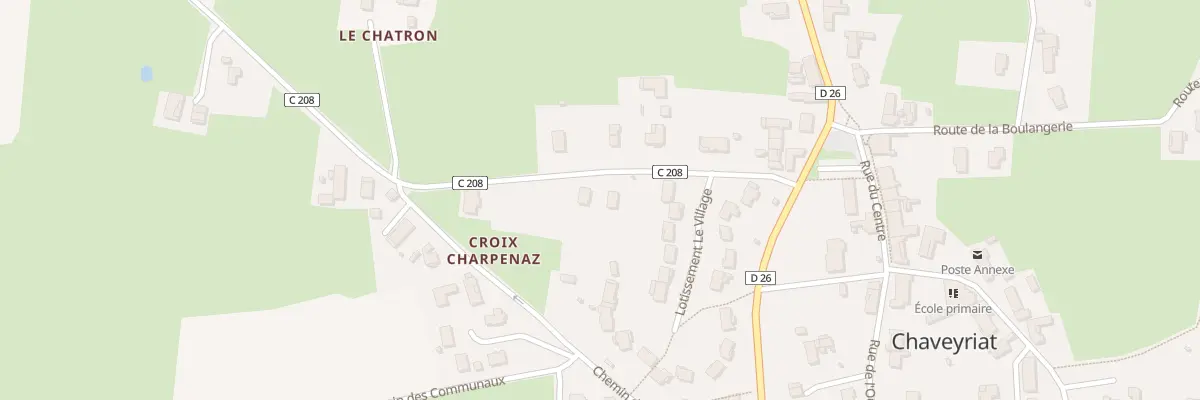 Plan du 145 Rte de Vonnas à Chaveyriat