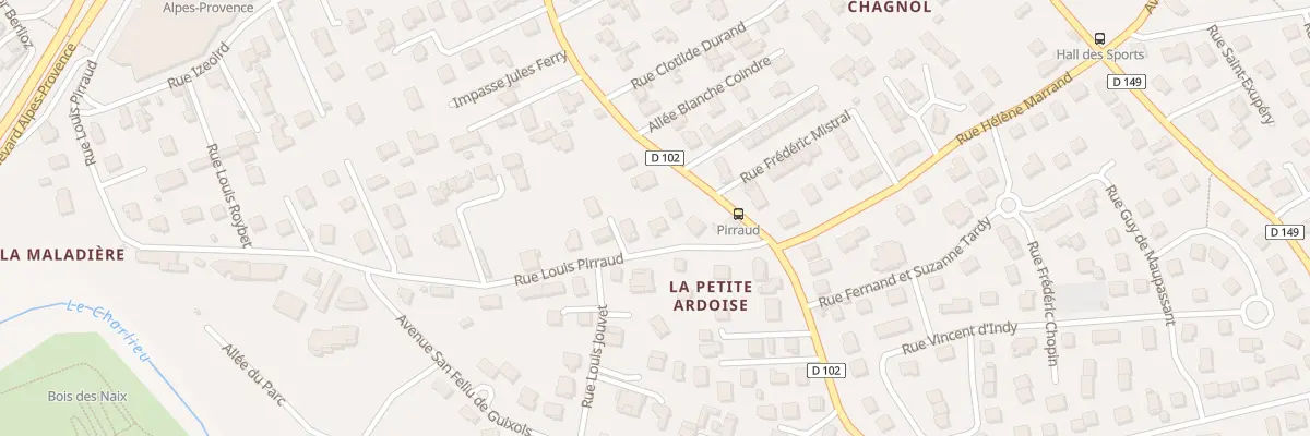 Plan du 29 Rue Louis Pirraud à Bourg-de-Péage