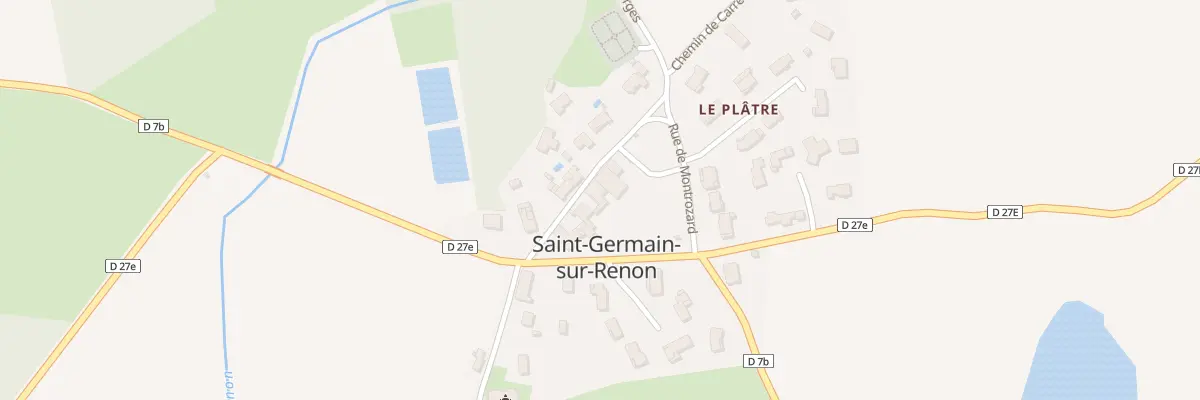 Plan du 70 Rue Claude Antoine Guillin à Saint-Germain-sur-Renon