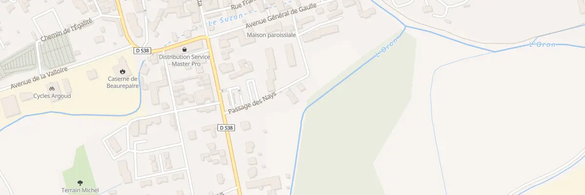 Plan du 9515 Les Nais à Beaurepaire