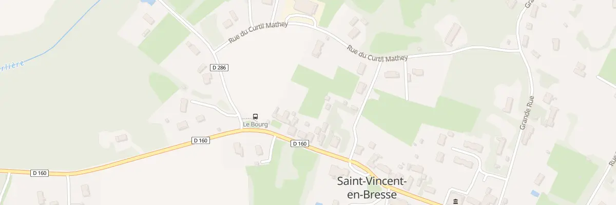 Plan du 450 Rue du Bourg à Saint-Vincent-en-Bresse