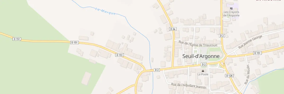 Plan du 4 Rue du Pont Etrier à Seuil-d’Argonne