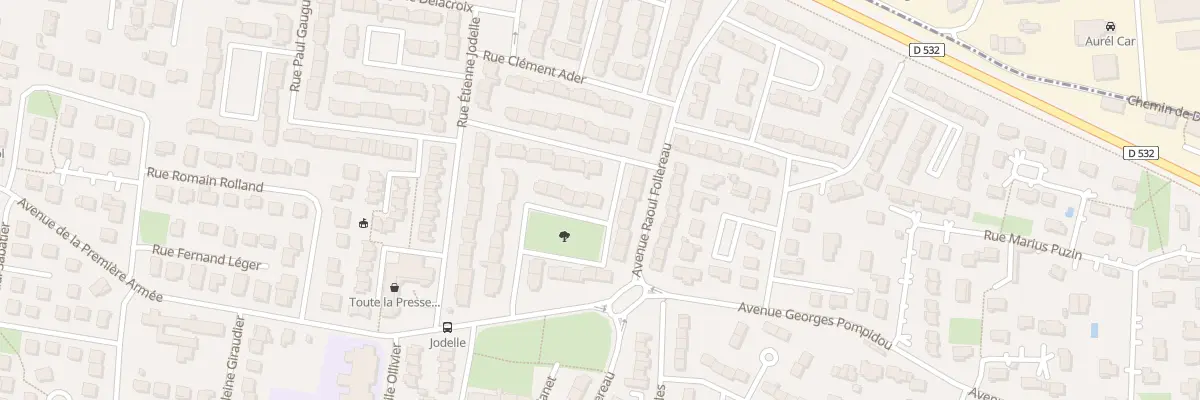 Plan du 25 Rue Eugene Labiche à Romans-sur-Isère