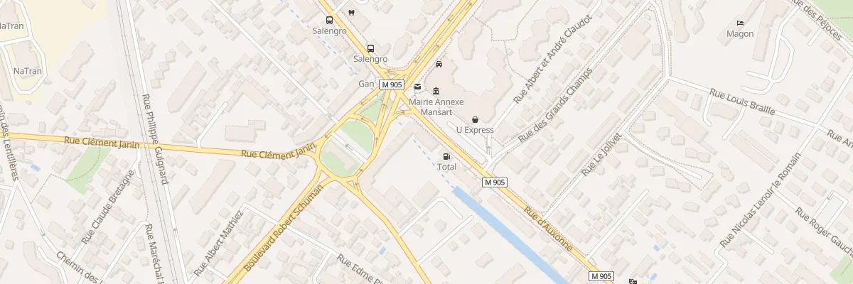 Plan du 166 Rue d’Auxonne à Dijon