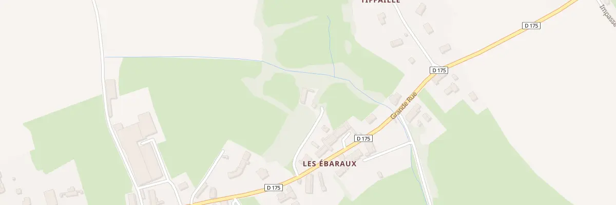 Plan du 1825 Rue Grande Rue à Huilly-sur-Seille
