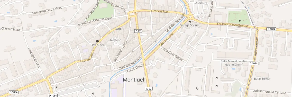 Plan du 318 Quai des Remparts à Montluel