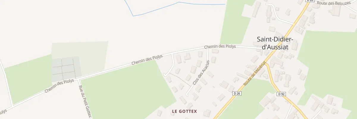 Plan du 17 Lot du Clos des Acacias à Saint-Didier-d’Aussiat